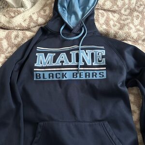 Colosseum Navy and Light Blue Men's Sweater